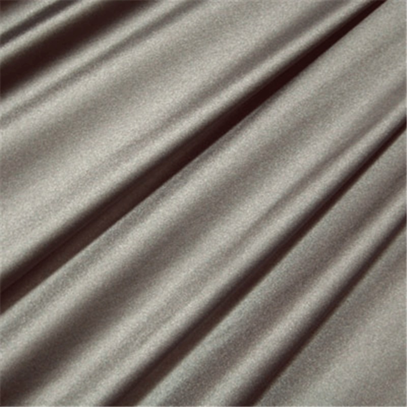 Steel Shiny Tricot Bolt Fabric