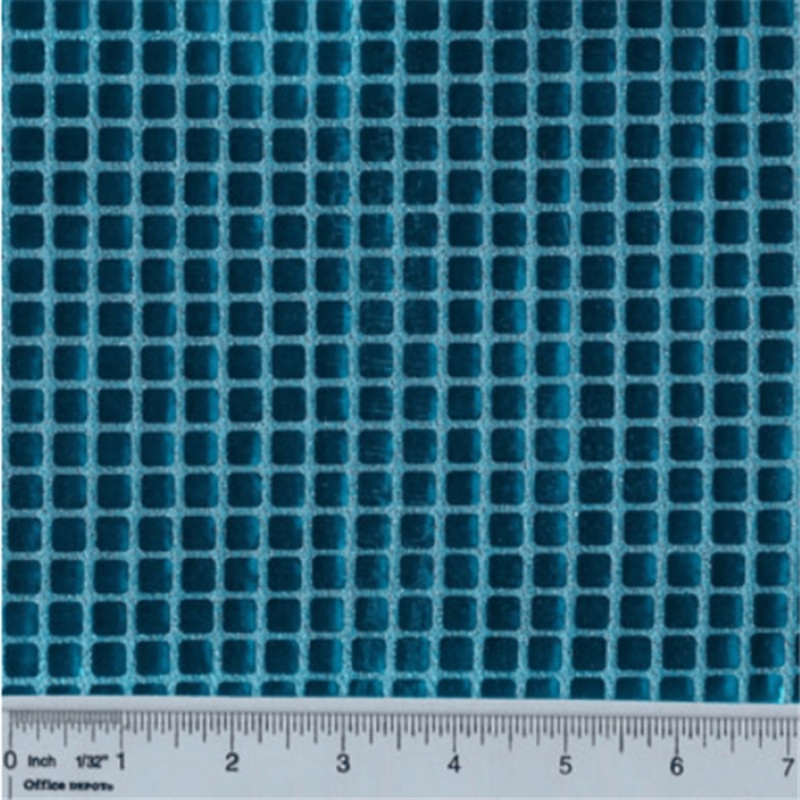 Turquoise Square Sequin Bolt Fabric