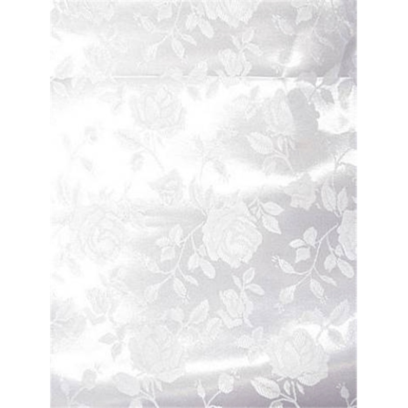 White Jacquard Bolt Fabric