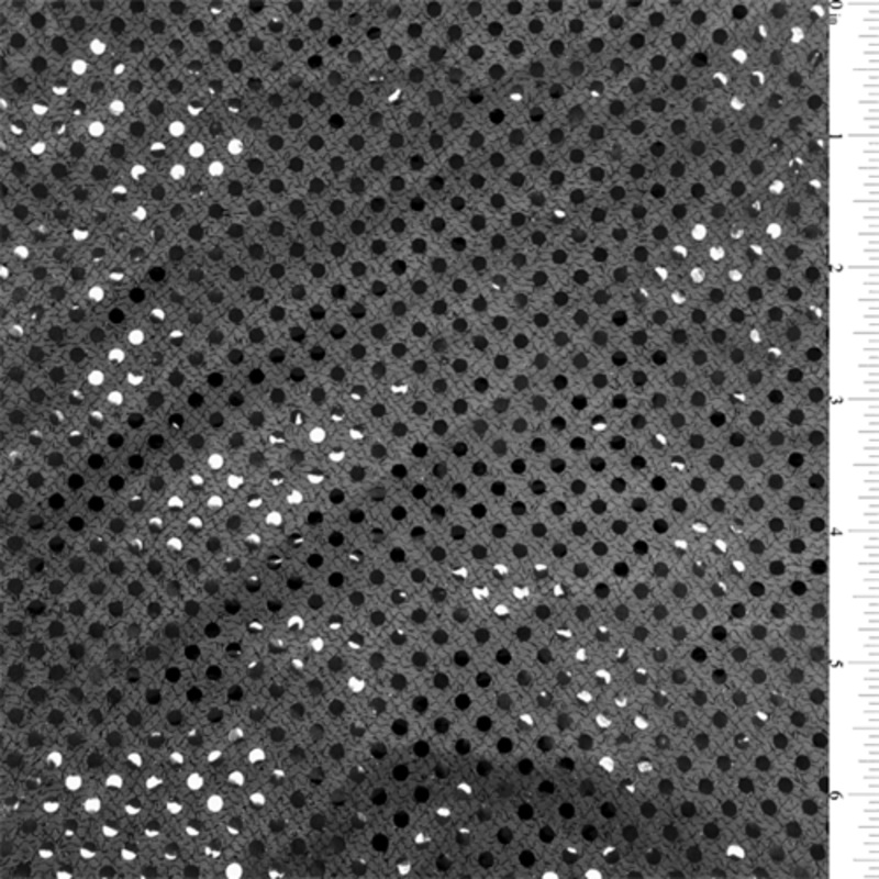 12 YD Bolt-Black Sequin Knit Fabric