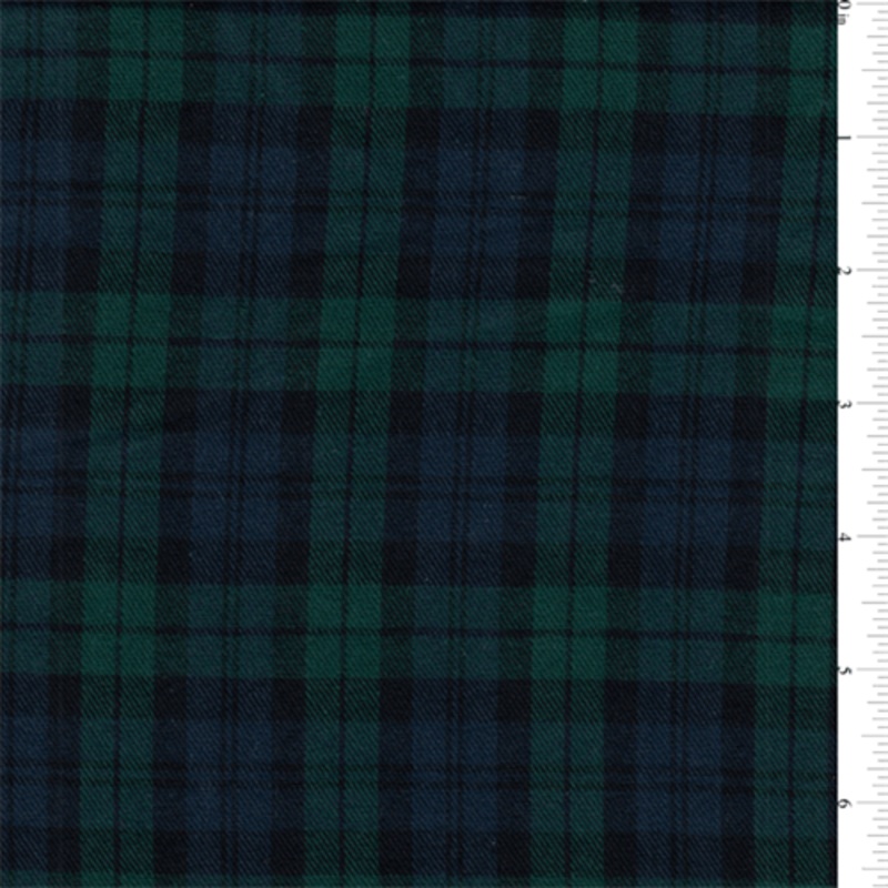 15 YD Bolt-Blackwatch Plaid Flannel Fabric
