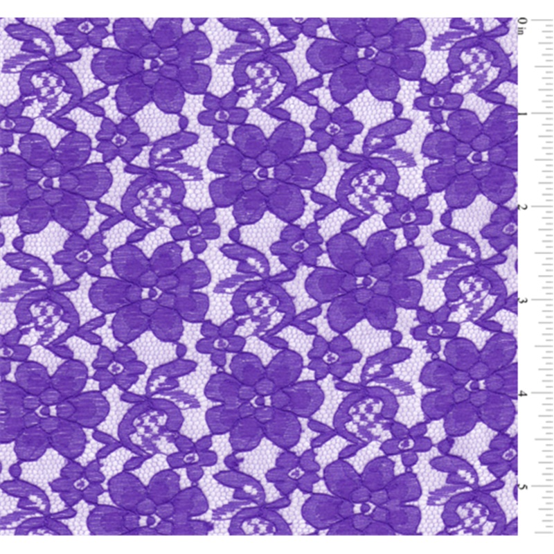 15 YD Bolt-Purple Lace Fabric