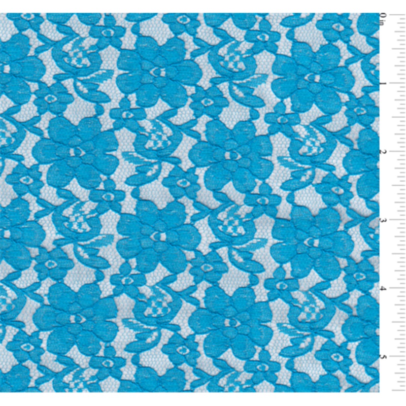 15 YD Bolt-Turquoise Lace Fabric