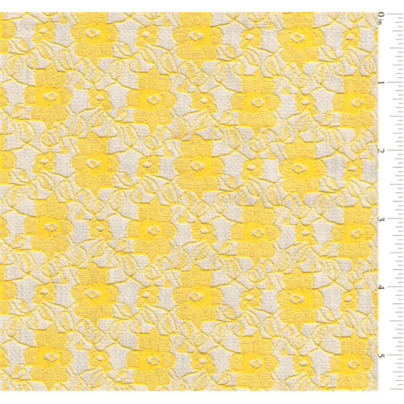 15 YD Bolt-Yellow Gold Lace Fabric