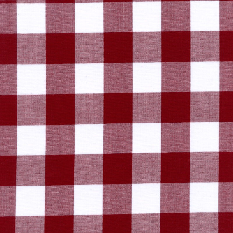 20 YD Bolt-Berry 1 Inch Gingham Fabric