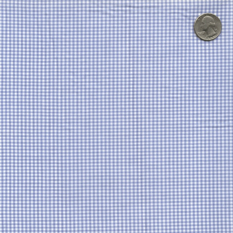 20 YD Bolt-Blue 1/16 Inch Gingham Fabric