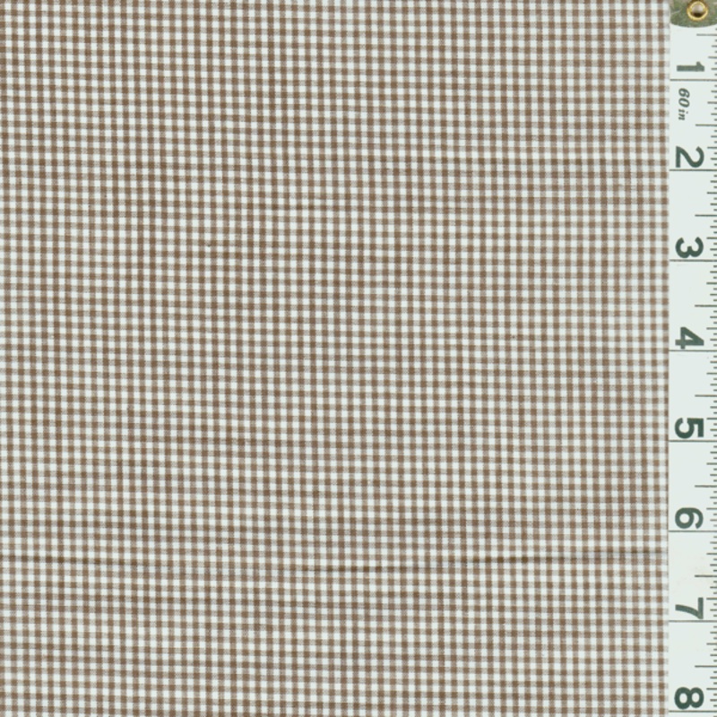 20 YD Bolt-Brown 1/16 Inch Gingham Fabric