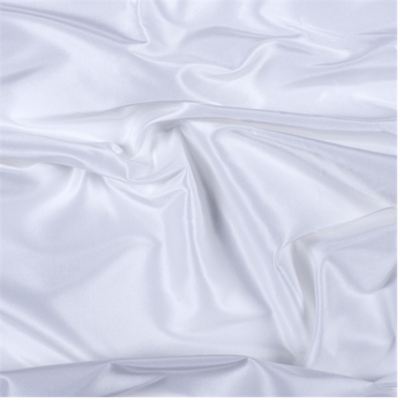 Runway Silks White Silk Taffeta Fabric - Reorderable