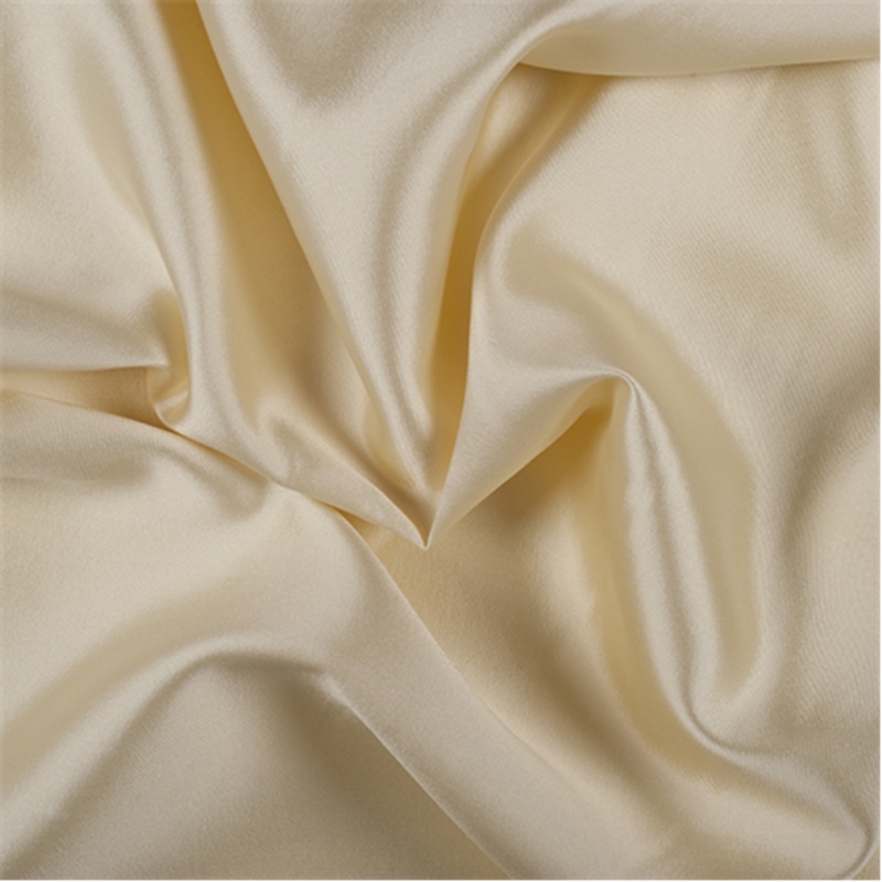 Runway Silks Yellow Silk/Wool Gab Fabric - Reorderable
