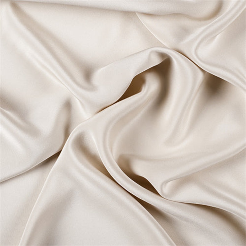 Runway Silks Soft Yellow 4 Ply Silk Crepe Fabric - Reorderable