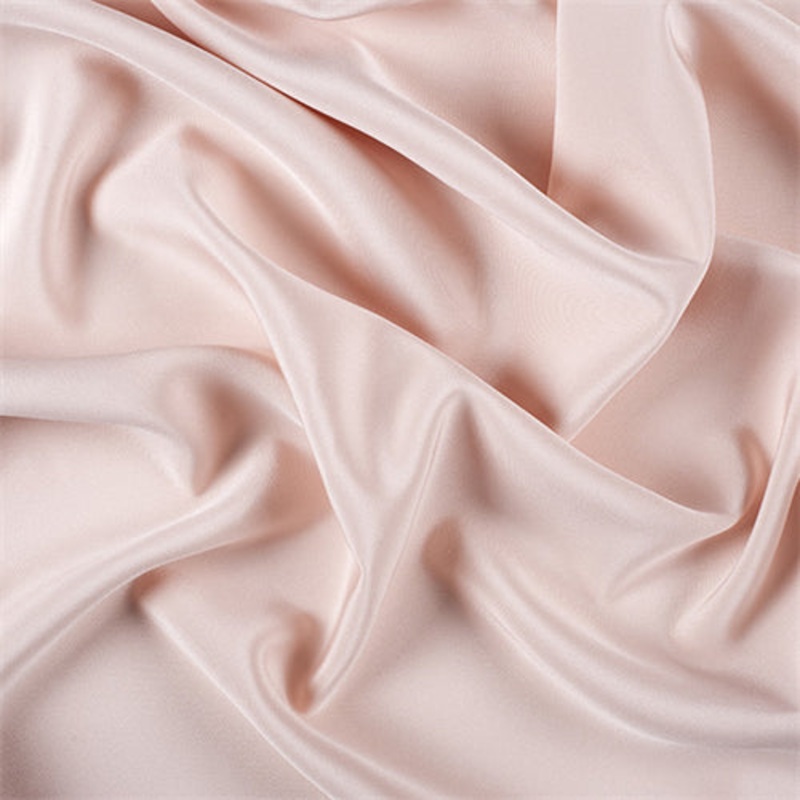 Runway Silks Vanilla 4 Ply Silk Crepe Fabric - Reorderable