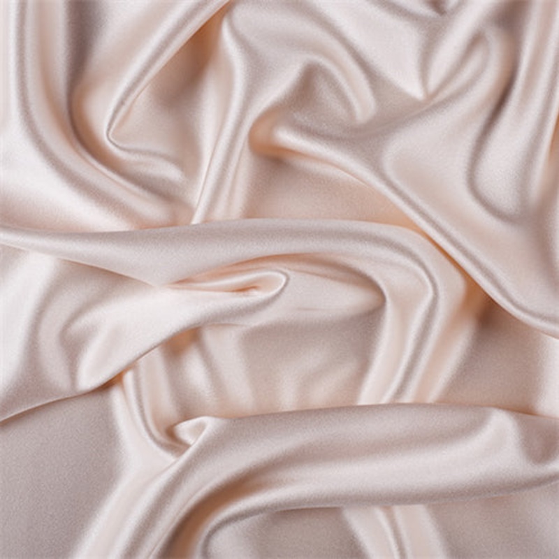 Runway Silks Vanilla Silk Crepe Back Satin Fabric - Reorderable