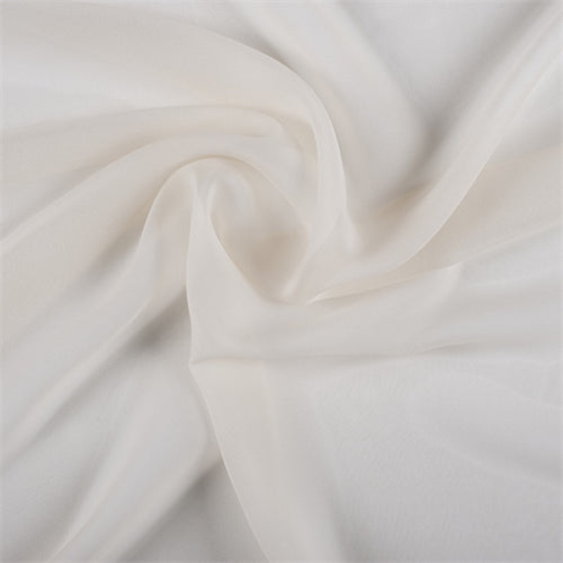 Runway Silks Soft Yellow Silk Chiffon Fabric - Reorderable