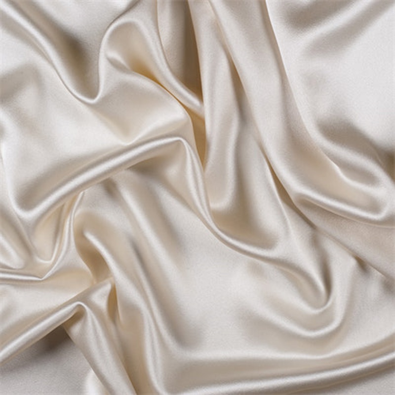 Runway Silks Soft Yellow Silk Crepe Back Satin Fabric - Reorderable