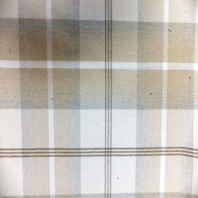 Balmoral Curtain Fabric Natural