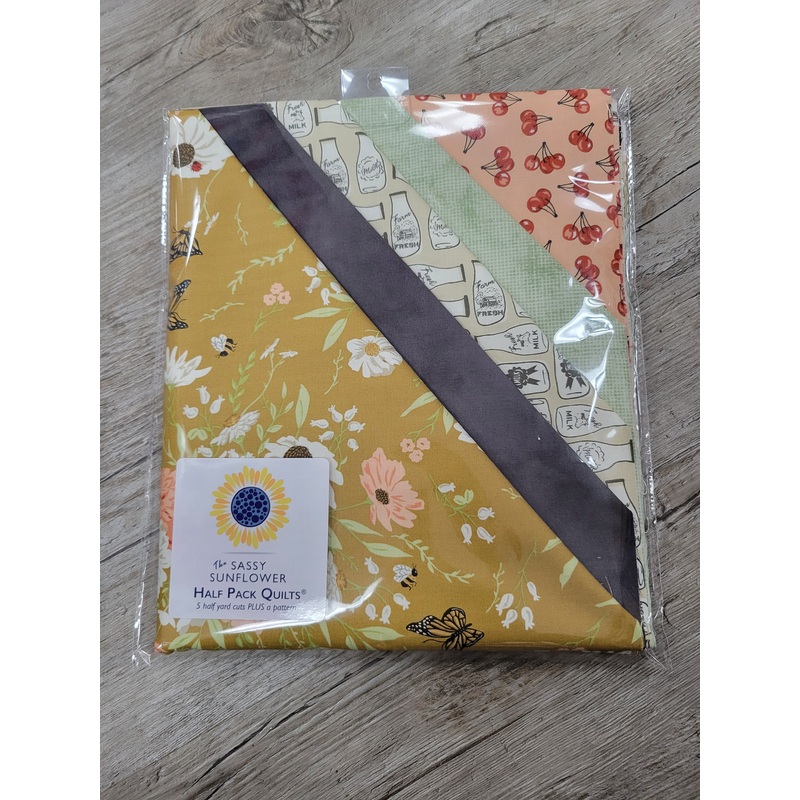 Farmstead - The Sassy Sunflower Half Pack Quilts Kit