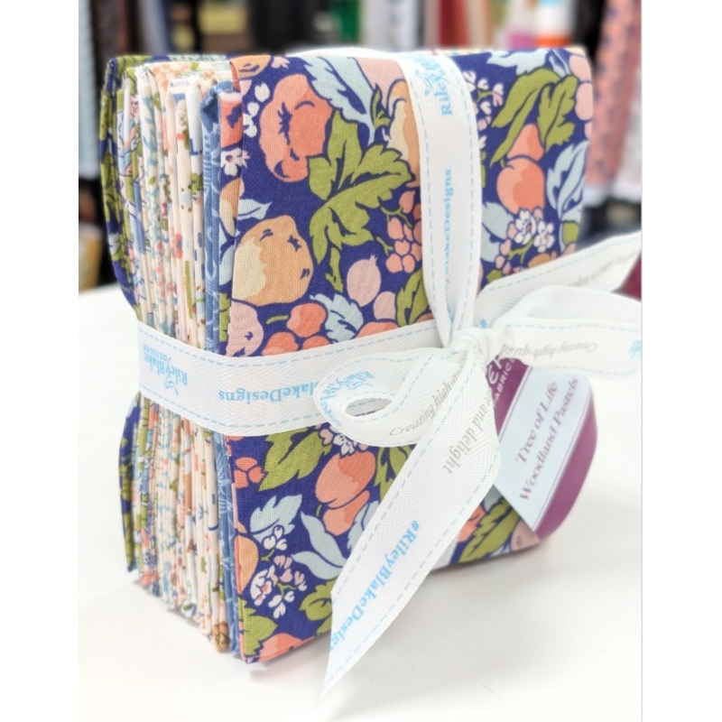 Liberty Tree of Life Quilt Fabric - 13 piece Woodland Pastels Fat Quarter Bundle - FQ-TREELIFEB-13