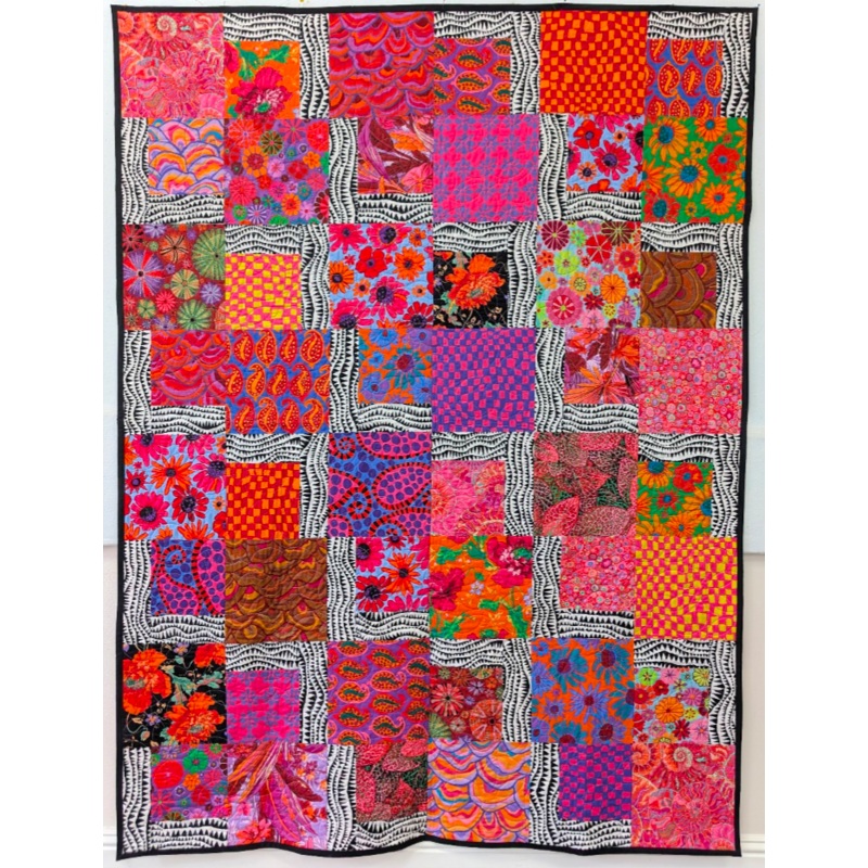 San Julian Quilt Kit featuring Kaffe Fassett "Hot" - SJKAFFE