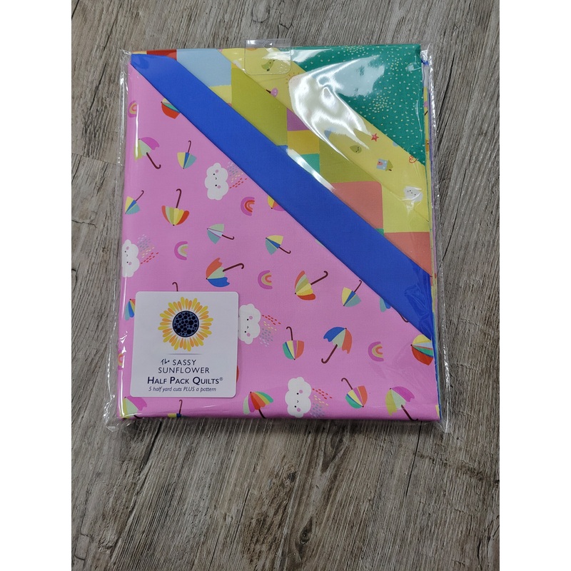 Sunshine and Rainbows - The Sassy Sunflower Half Pack Quilts Kit