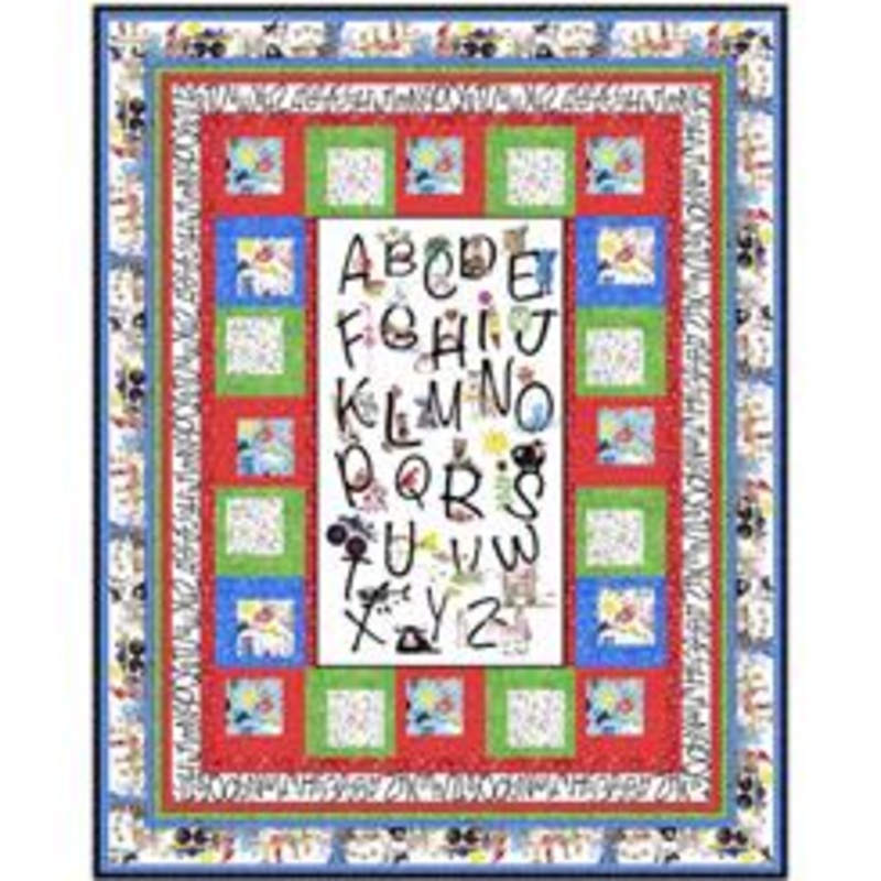 QT Alphabet Soup A-Z Alphabet Quilt PT-1862 - Pattern