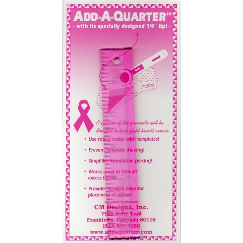 Add-A-Quarter Ruler - CM06-PNK