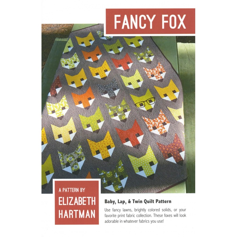 Fancy Fox Quilt Pattern In 3 Sizes - EH-009