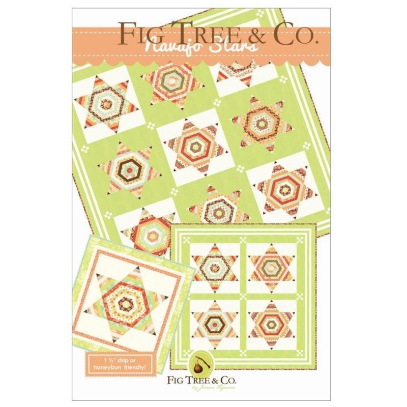 Navajo Stars Quilt Pattern - FTQ 987