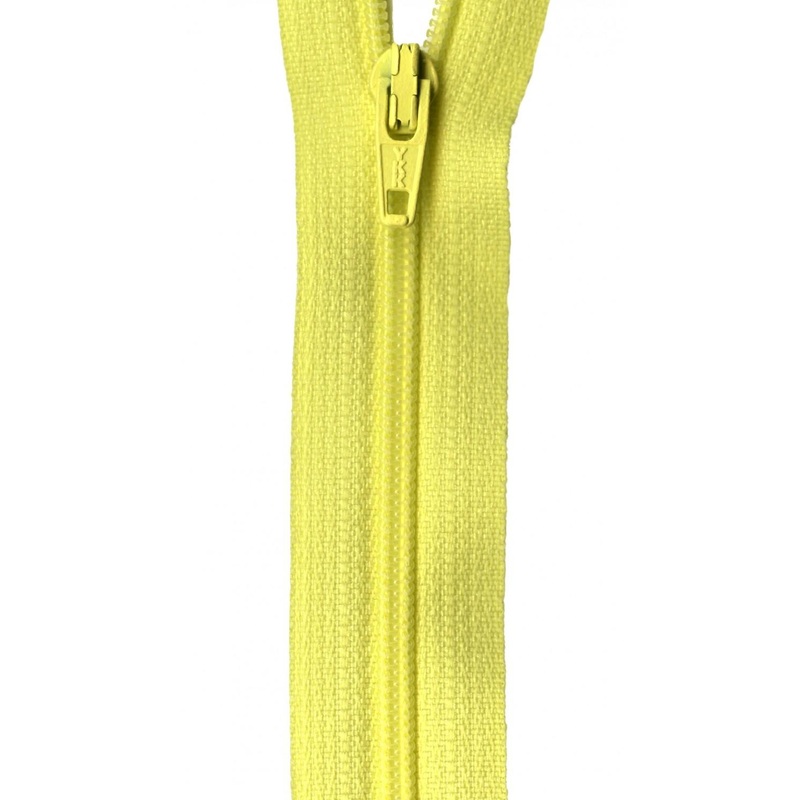 YKK Ziplon Zipper 22 Inch Canary - ZIP22-503