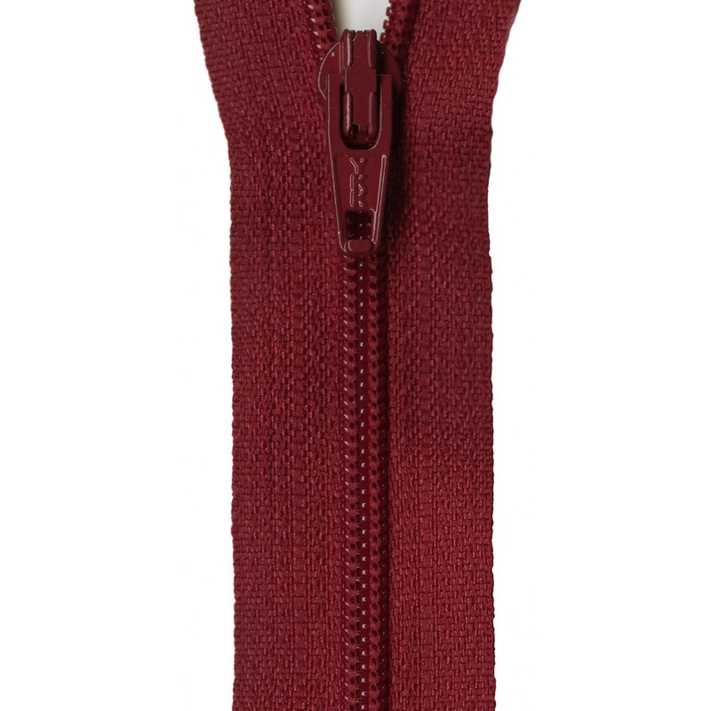 YKK Ziplon Zipper 22 Inch Cherry - ZIP22-520