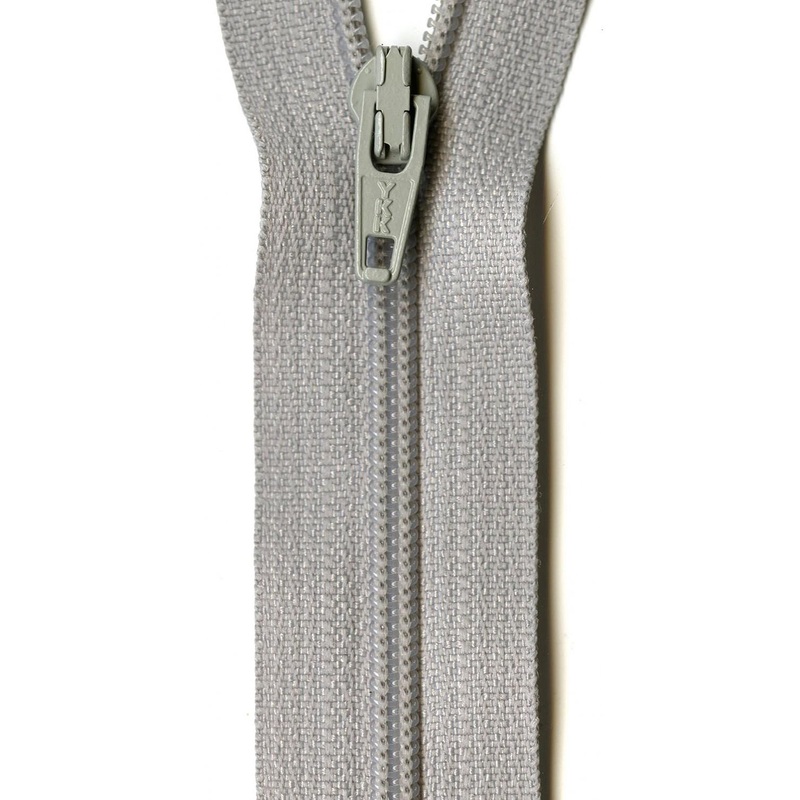 YKK Ziplon Zipper 22 Inch Smoke Grey - ZIP22-576