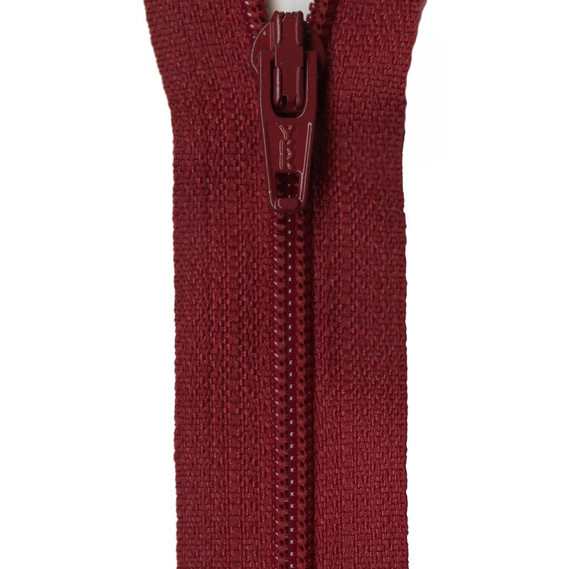 YKK Ziplon Zipper 7 Inch Cherry - ZIP07-520