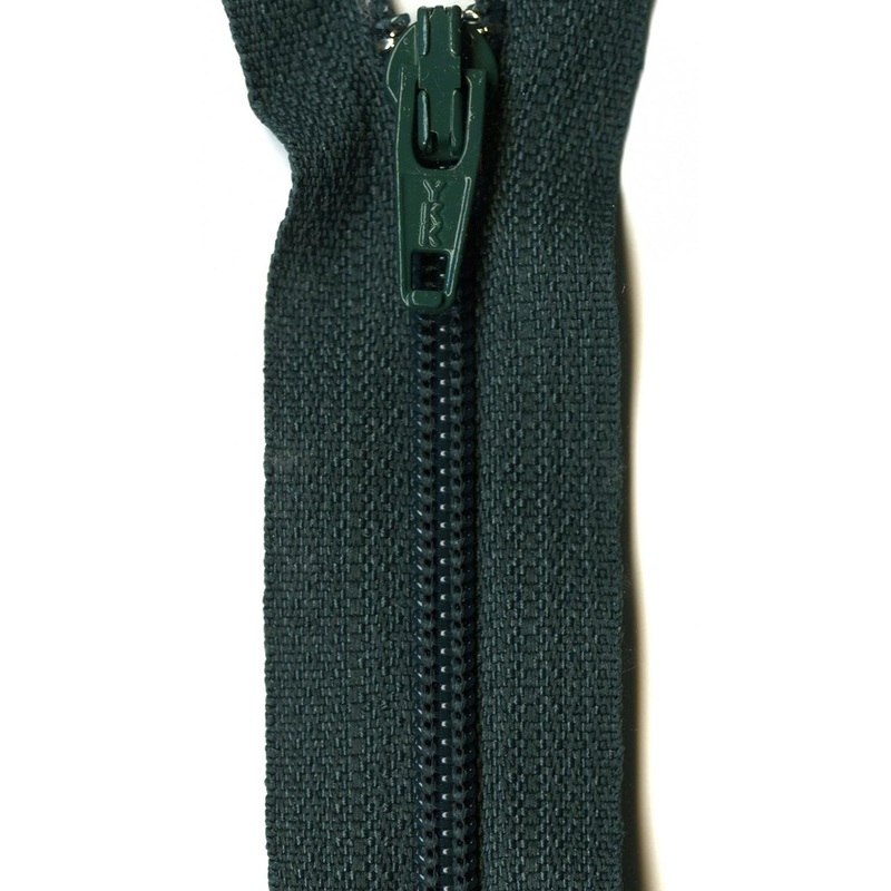 YKK Ziplon Zipper 7 Inch Dark Green - ZIP07-529