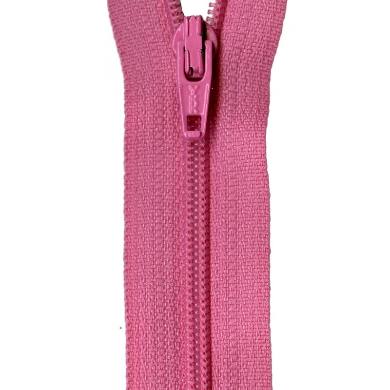 YKK Ziplon Zipper 7 Inch Hot Pink - ZIP07-515