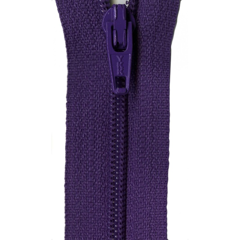 YKK Ziplon Zipper 7 Inch Purple - ZIP07-559