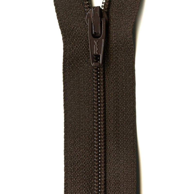 YKK Ziplon Zipper 7 Inch Sable - ZIP07-868