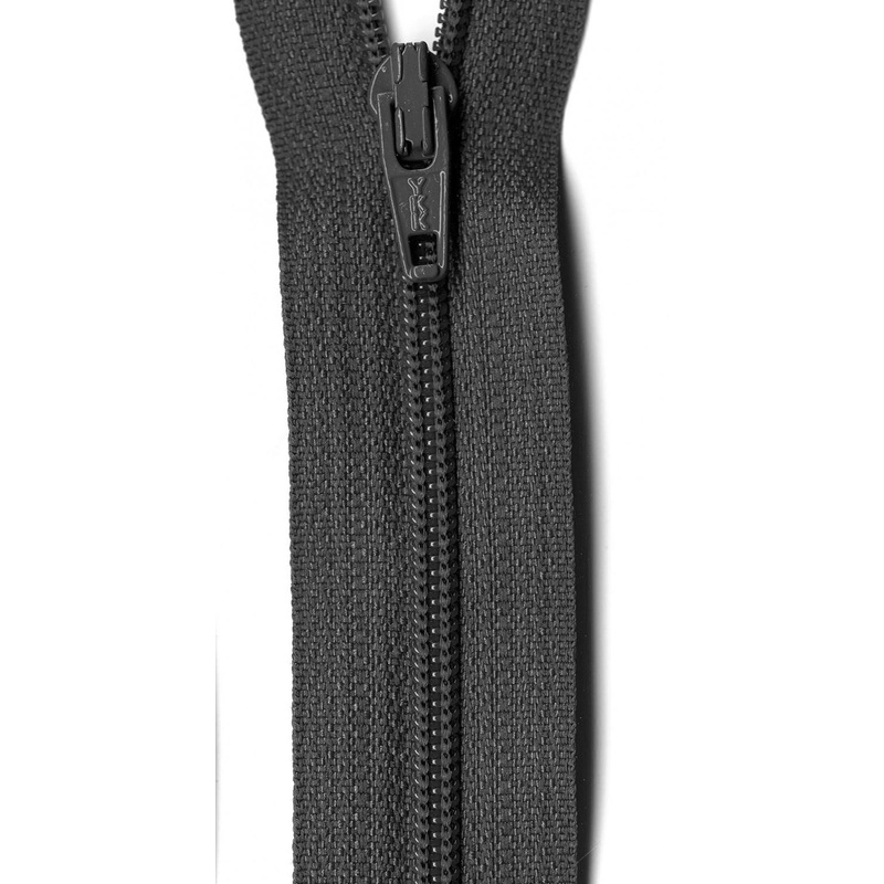 YKK Ziplon Zipper 9 Inch Charcoal - ZIP09-579