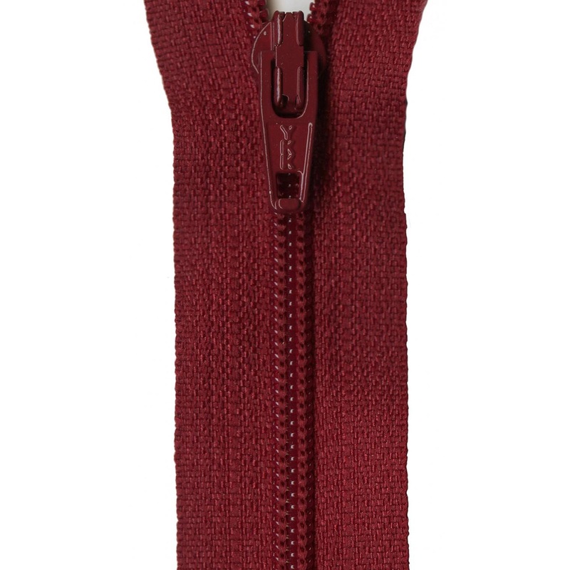 YKK Ziplon Zipper 9 Inch Cherry - ZIP09-520