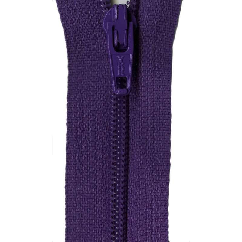 YKK Ziplon Zipper 9 Inch Purple - ZIP09-559