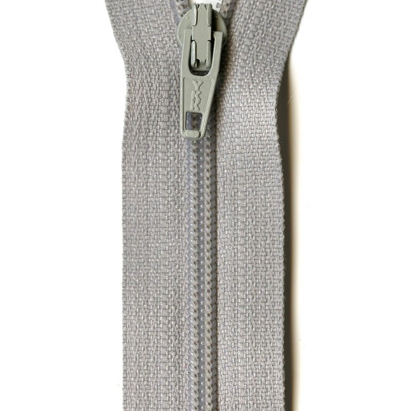 YKK Ziplon Zipper 9 Inch Smoke Grey - ZIP09-576