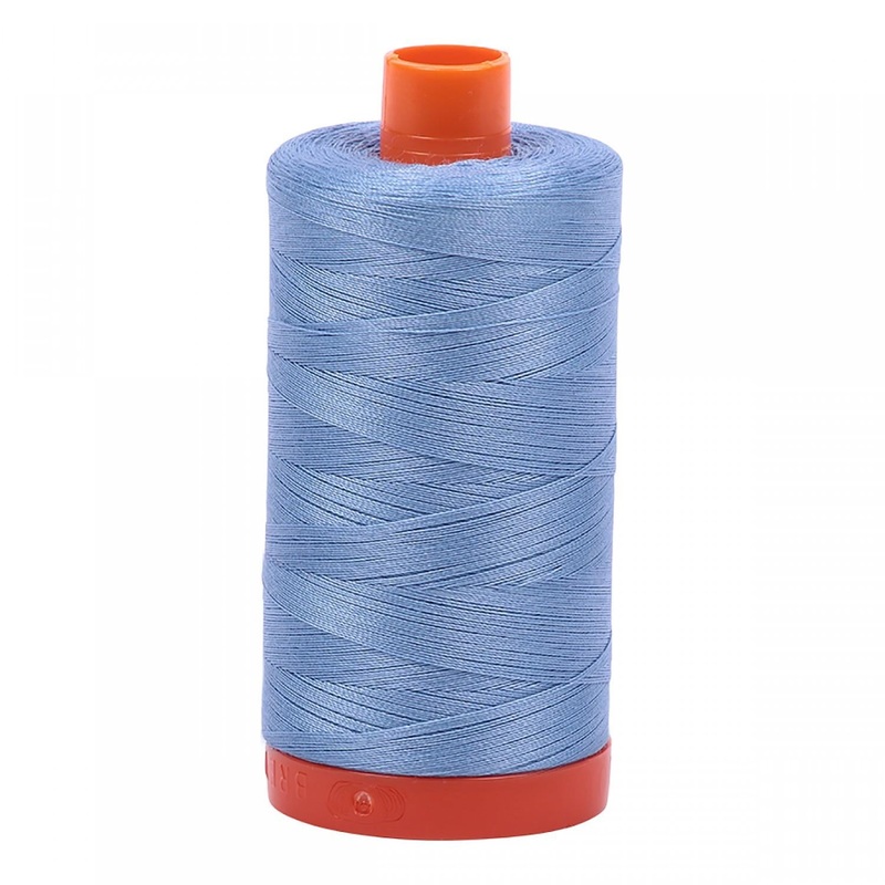Aurifil Mako Cotton Thread 50 WT. Light Delft Blue - MK50SP2720