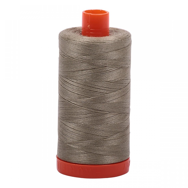 Aurifil Mako Cotton Thread 50 WT. Light Khaki - MK50SP2900