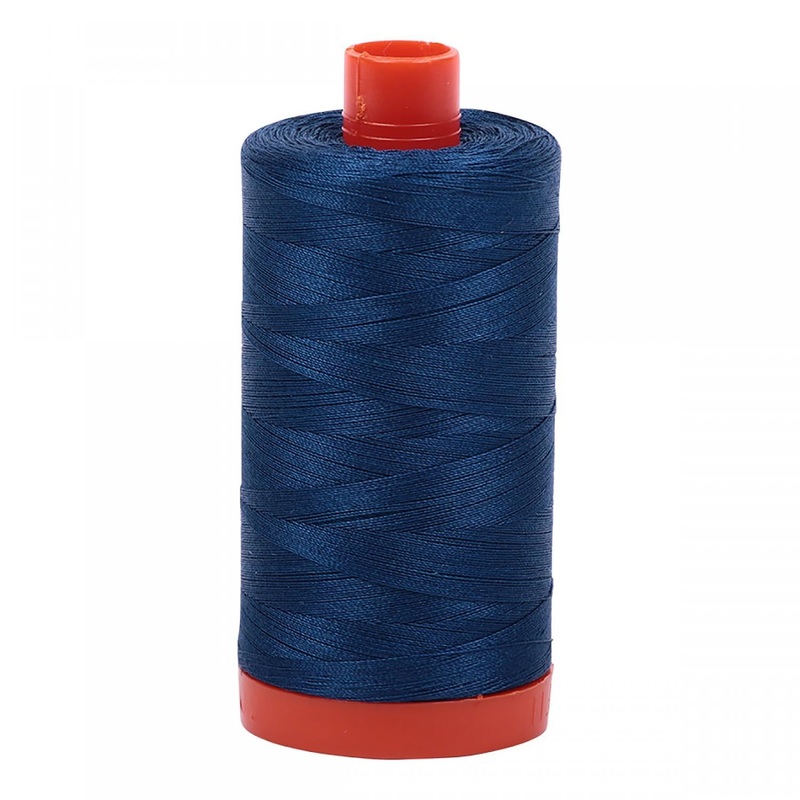 Aurifil Mako Cotton Thread 50 WT. Medium Delft Blue - A1050-2783