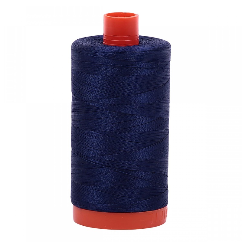Aurifil Mako Cotton Thread 50 WT. Midnight - MK50SC62745