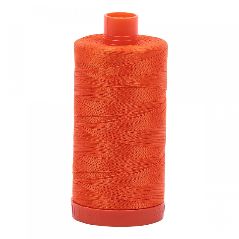 Aurifil Mako Cotton Thread 50 WT. Neon Orange - MK50SP1104