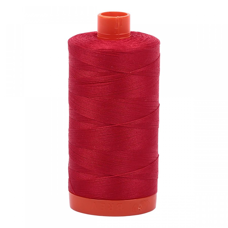 Aurifil Mako Cotton Thread 50 WT. Red - A1050-2250