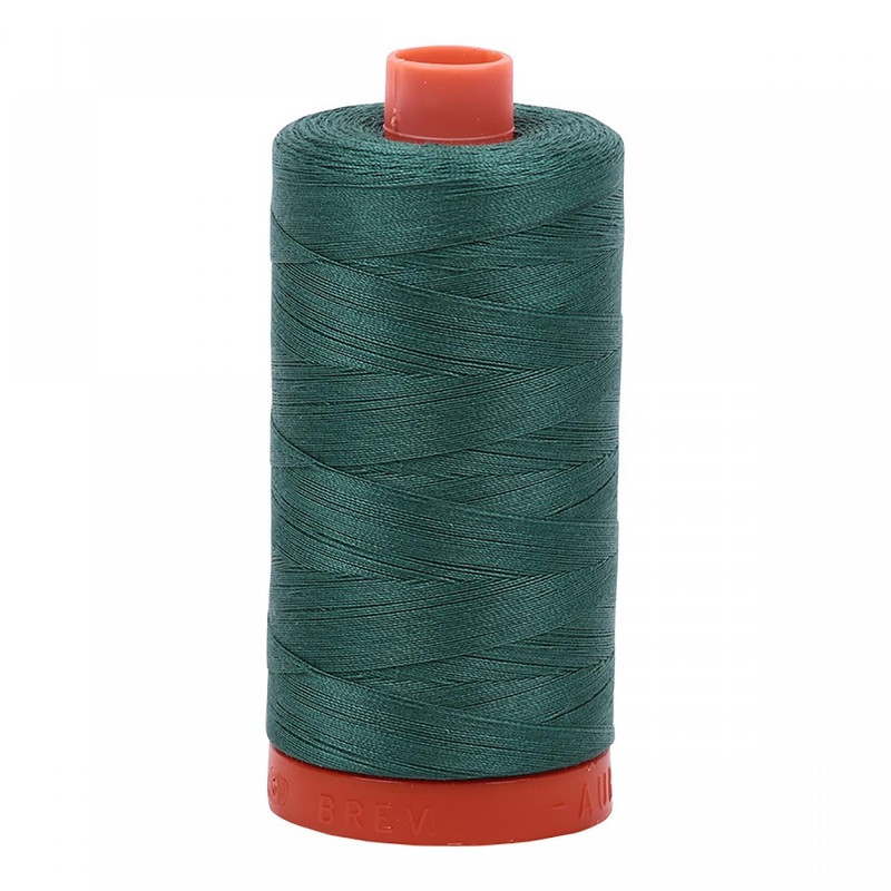 Aurifil Mako Cotton Thread 50 WT. Turf Green - MK50SP4129