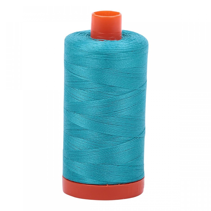 Aurifil Mako Cotton Thread 50 WT. Turquoise - MK50SP2810