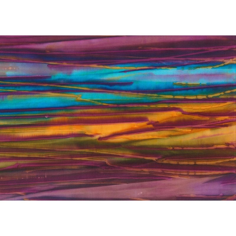 Landscape Painting Batik 81800-740 Sew Psyched Calcit Stripes